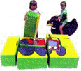 Rocking Duck & Puzzle Block
