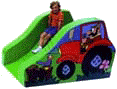 Large Wavy Steps and Slide